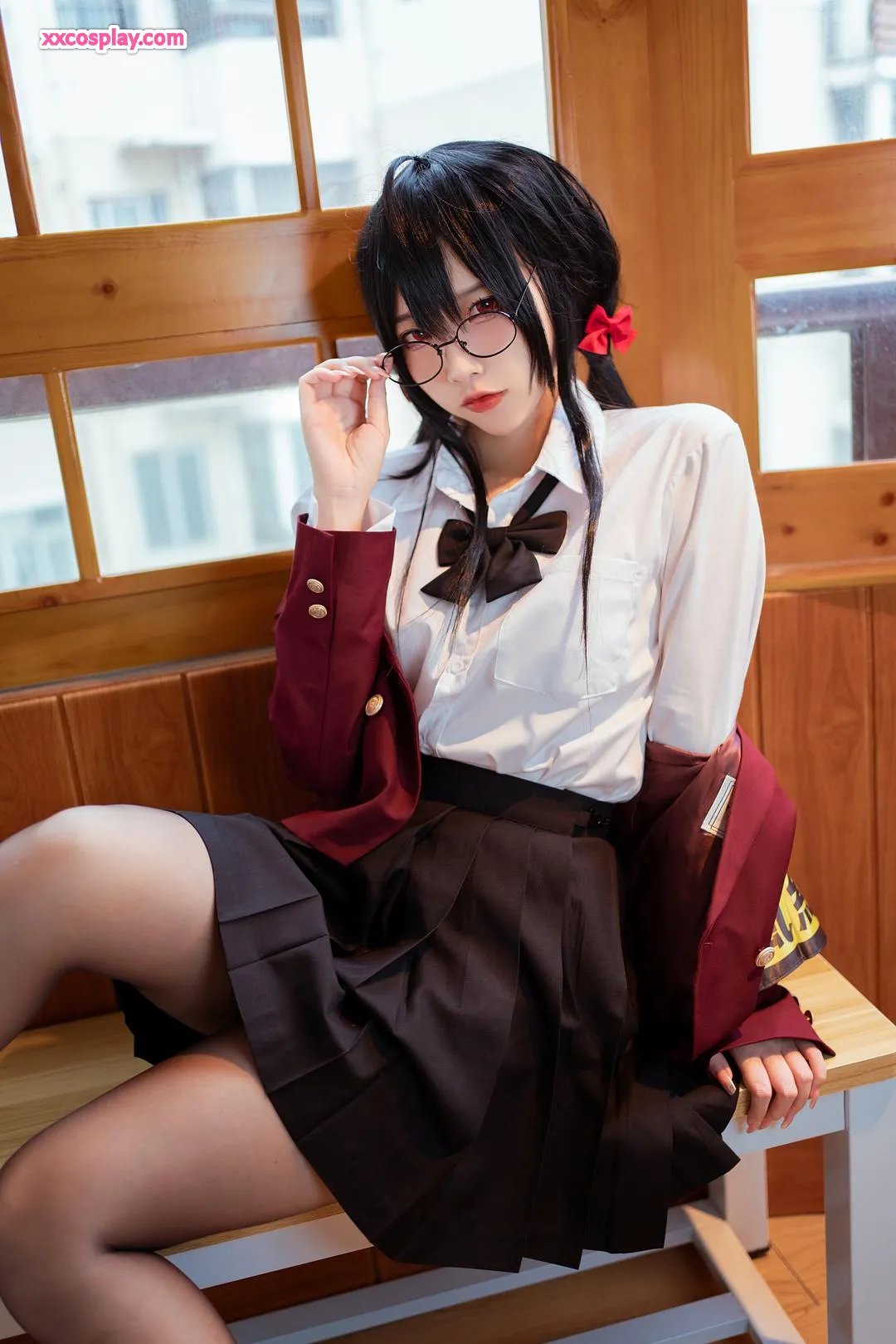 Nisa as Taihou JK from Azur Lane